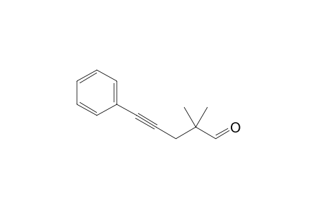 2,2-Dimethyl-5-phenylpent-4-ynal