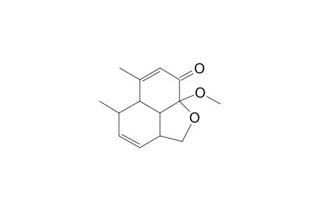 8a-Methoxy-5,6-dimethyl-2a,5,5a,8,8a,8b-hexahydro-2H-benzo[cd]isobenzofuran-8-one