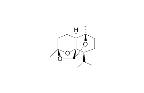 (-)-MACNABIN;1S-(1-ALPHA,3-BETA,5A-BETA,6-ALPHA,9-ALPHA,9A-BETA)-3,6-DIMETHYL-9-(1-METHYLETHYL)-HEXAHYDRO-1H,5H-1,6:3,9A-DIEPOXY-2-BENZOXEPIN