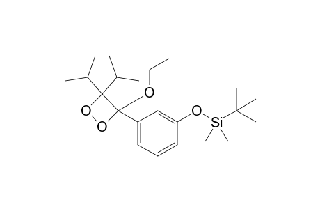 3,3-Bis(isopropyl)-4-ethoxy-4-[3-(t-butyldimethylsiloxy)phenyl]-1,2-dioxetane