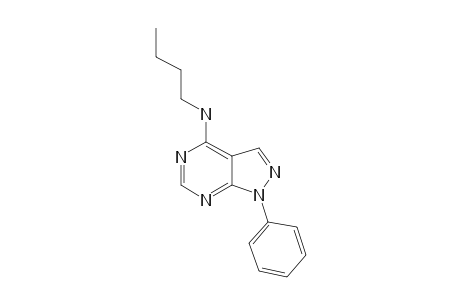 N-Butyl-1-phenyl-1H-pyrazolo[3,4-D]pyrimidin-4-amine