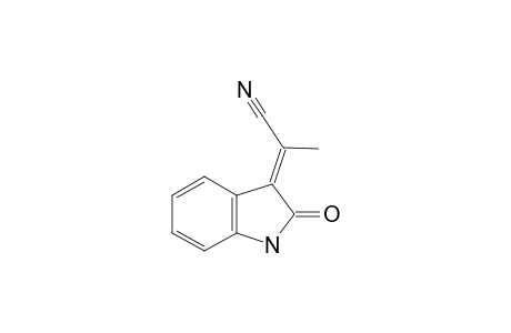 (2E)-2-(2-ketoindolin-3-ylidene)propionitrile