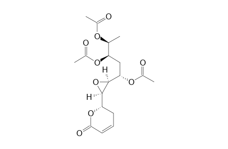 6R-[5S,6S-(DIACETYLOXY)-1R,2S-(EPOXY)-3S-(ACETOXY)-HEPTYL]-5,6-DIHYDRO-2H-PYRAN-2-ONE