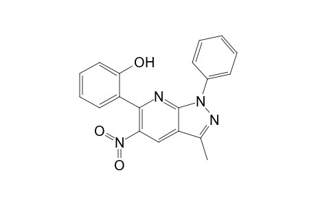 2-(3-Methyl-5-nitro-1-phenyl-1H-pyrazolo[3,4-b]pyridin-6-yl)phenol