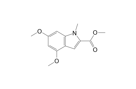 4,6-Dimethoxy-N-methylindole-2-carboxylic acid methyl ester
