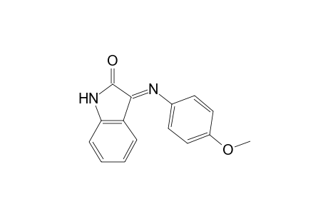 (3E)-3-[(4-Methoxyphenyl)imino]-1,3-dihydro-2H-indol-2-one