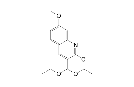 2-Chloro-3-diethoxymethyl-7-methoxyquinoline
