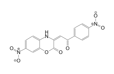 (3E)-7-nitro-3-[2-(4-nitrophenyl)-2-oxoethylidene]-3,4-dihydro-2H-1,4-benzoxazin-2-one