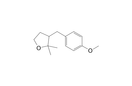 2,2-Dimethyl-3-(4-methoxyphenylmethyl)tetrahydrofuran