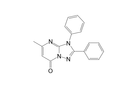 2,3-diphenyl-5-methyl-3H-s-triazolo[1,5-a]pyrimidin-7-one