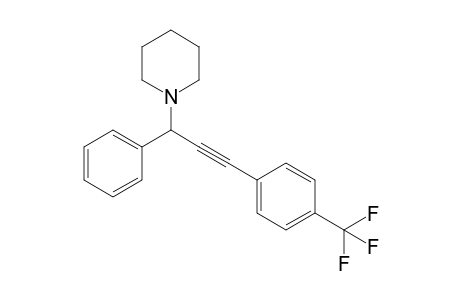 1-{1-Phenyl-3-[4-(trifluoromethyl)phenyl]prop-2-yn-1-yl}piperidine