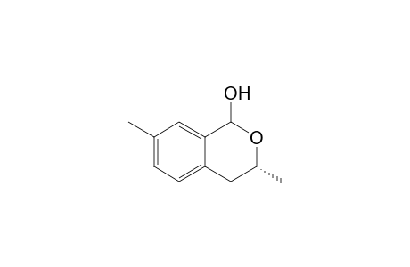 (R)-3,7-Dimethyl-3,4-dihydrobenzo[c]pyran-1H-ol