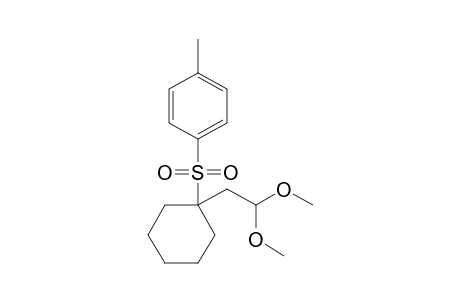 1-(2,2-Dimethoxyethyl)-1-tosylcyclohexane