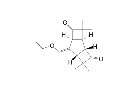 Tricyclo[5.2.0.0(2,5)]nonane-3,8-dione, 6-(ethoxymethylene)-4,4,9,9-tetramethyl-, (1.alpha.,2.beta.,5.beta.,6Z,7.alpha.)-(.+-.)-