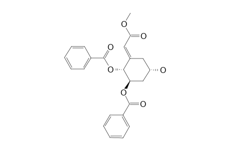 (2-S,3-R,5-R)-2,3-DIBENZOYLOXY-5-HYDROXY-1-(METHOXYCARBONYLMETHYLENE)-CYCLOHEXANE