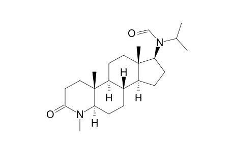 N-[(1S,3aS,3bR,5aR,9aR,9bS,11aS)-6,9a,11a-trimethyl-7-oxidanylidene-2,3,3a,3b,4,5,5a,8,9,9b,10,11-dodecahydro-1H-indeno[5,4-f]quinolin-1-yl]-N-propan-2-yl-methanamide