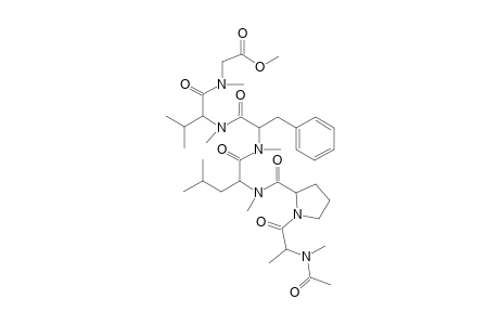 N-Acetyl-(N,0-permethyl)-alanyl-prolyl-leucyl-phenylalanyl-valyl-glycine