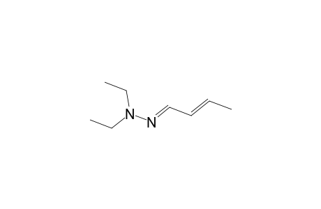 2-Butenal, diethylhydrazone