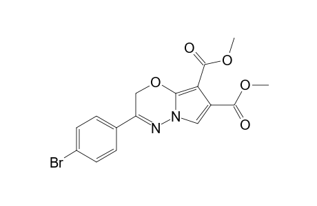 Dimethyl 3-(4-bromophenyl)-2H-pyrrolo[2,1-b][1,3,4]oxadiazine-7,8-dicarboxylate