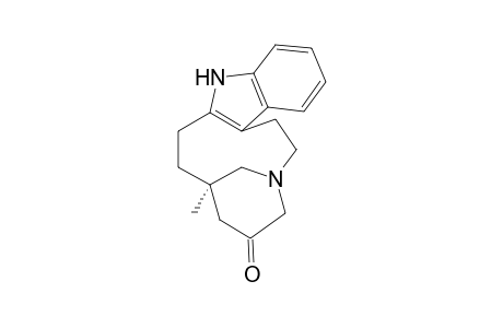 3-Oxo-C(4)-norquebrachamine (5.alpha.)