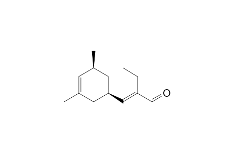 (2E)-2-[[cis-3,5-dimethylcyclohex-3-en-1-yl]methylen]butanal