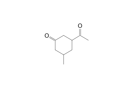 3-Acetyl-5-methylcyclohexan-1-one