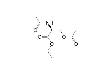 l-Serine, N-acetyl-, 1-methylpropyl ester, acetate (ester)