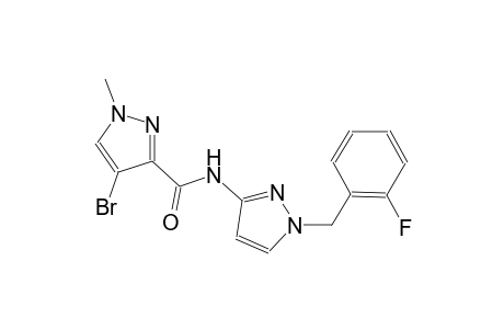 4-bromo-N-[1-(2-fluorobenzyl)-1H-pyrazol-3-yl]-1-methyl-1H-pyrazole-3-carboxamide