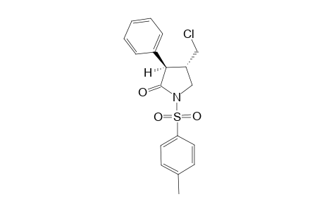 (3R,4S)-4-(chloromethyl)-1-(4-methylphenyl)sulfonyl-3-phenyl-pyrrolidin-2-one