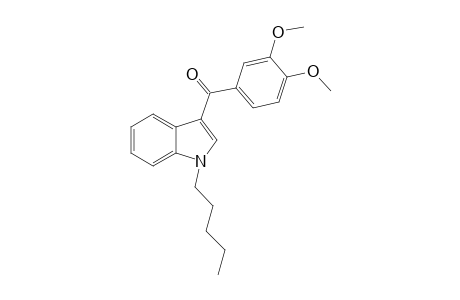 (3,4-dimethoxyphenyl)(1-pentyl-1H-indol-3-yl)methanone