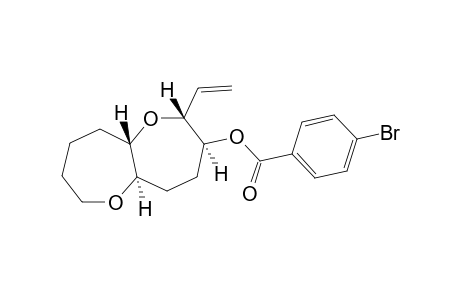 (2R*,3S*,5aR*,10aS*)-(2-Vinldecahydrodioxaheptalen-3-yl) p-bromobenzoic acid