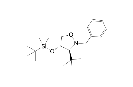trans-2-Benzyl-3-tert-butyl-(tert-butyldimethylsiloxy)-isooxazolidine
