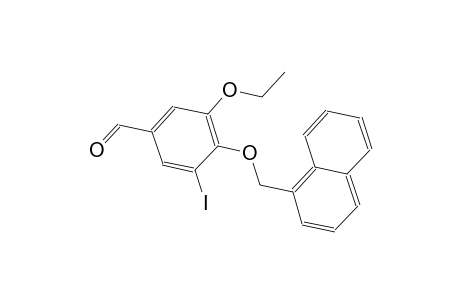 3-ethoxy-5-iodo-4-(1-naphthylmethoxy)benzaldehyde