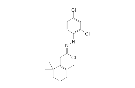 N-2,4-DICHLOROPHENYL-2-(2,6,6-TRIMETHYL-1-CYCLOHEXENYL)-1-ACETOHYDRAZONYL-CHLORIDE