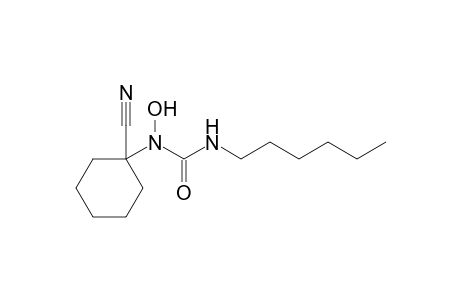 1-(1-cyanocyclohexyl)-3-hexyl-1-hydroxy-urea