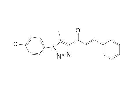 (E)-1-[1-(4-Chlorophenyl)-5-methyl-1H-1,2,3-triazol-4-yl]-3-phenylprop-2-en-1-one