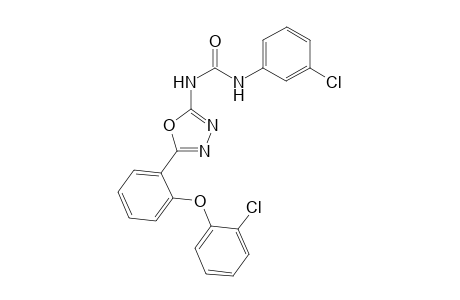 N-{5-[2'-(2"-Chlorophenoxy)phenyl]-1,3,4-oxadiazol-2-yl}-N'-(3"'-chlorophenyl)urea
