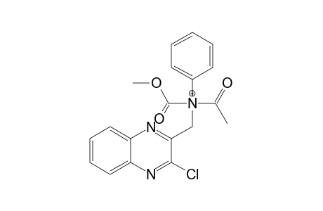 3-Chloro-2-[(N-acetyl-N-methoxycarbonylanilino)methyl]quinoxaline