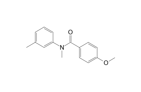 4-methoxy-N-methyl-N-(3-methylphenyl)benzamide