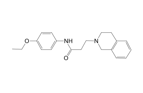 Propanamide, 3-(1,2,3,4-tetrahydro-2-isoquinolyl)-N-(4-ethoxyphenyl)-