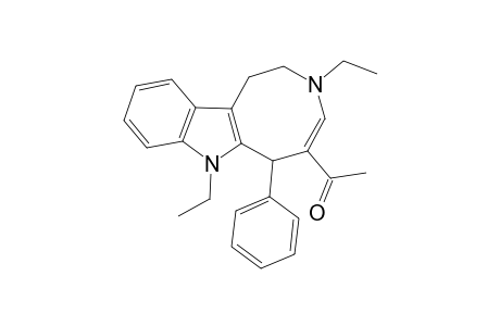 1-(3,7-Diethyl-6-phenyl-2,3,6,7-tetrahydro-1H-azocino[5,4-b]indol-5-yl)ethanone