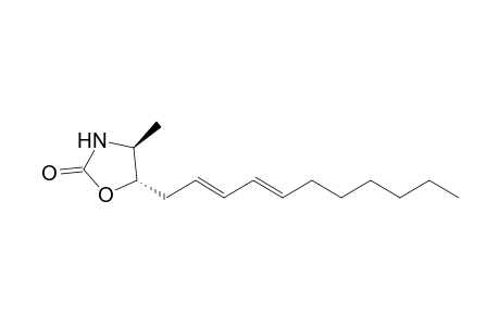 2-Oxazolidinone, 4-methyl-5-(2,4-undecadienyl)-, [4S-[4.alpha.,5.beta.(2E,4E)]]-
