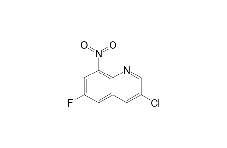 3-CHLORO-6-FLUORO-8-NITROQUINOLINE