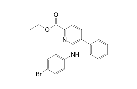 Ethyl 6-(4-bromophenylamino)-5-phenyl-2-pyridinecarboxylate