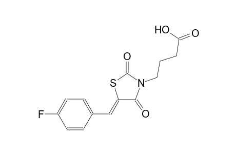 4-[(5Z)-5-(4-fluorobenzylidene)-2,4-dioxo-1,3-thiazolidin-3-yl]butanoic acid