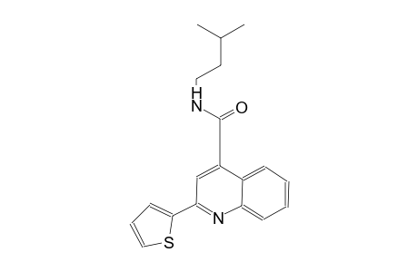 N-isopentyl-2-(2-thienyl)-4-quinolinecarboxamide