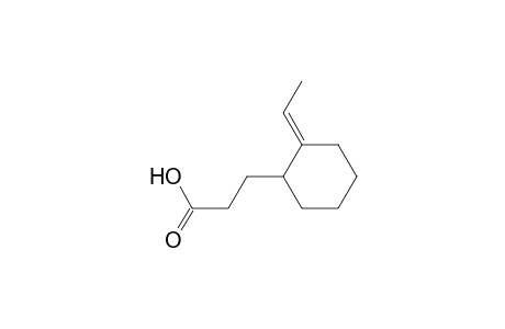 3-[(2E)-2-ethylidenecyclohexyl]propanoic acid