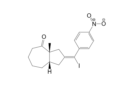 rel-(3aR,8aS,E)-2-(Iodo(4-nitrophenyl)methylene)-3a-methyloctahydroazulen-4(2H)-one