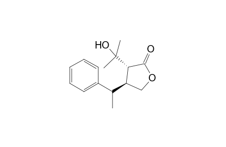 (3R,4S)-3-(Hydroxypropan-2-yl)-4-(1-phenylethyl)tetrahydrofuran-2-one