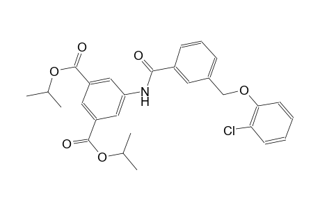 diisopropyl 5-({3-[(2-chlorophenoxy)methyl]benzoyl}amino)isophthalate